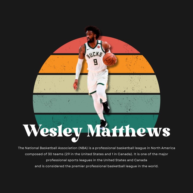 Wesley Matthews Vintage V1 by Gojes Art