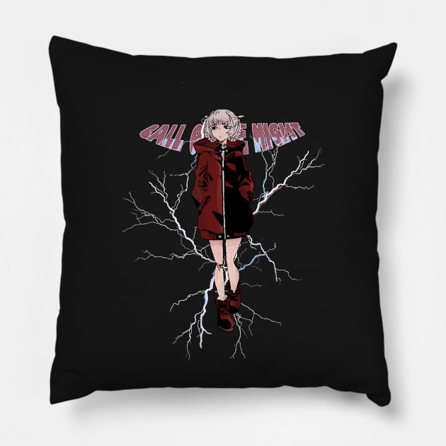 Call Of The Night ''BREAKNECK'' V1 Pillow by riventis66