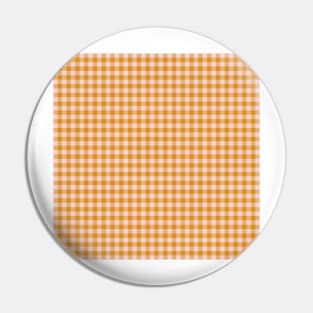 Gingham Orange - Pink Pin