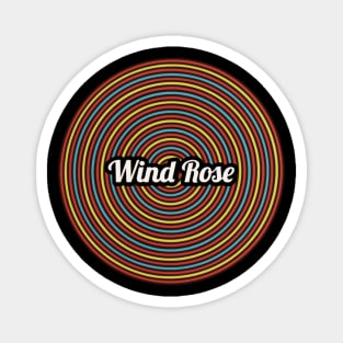 Wind Rose / Vintage Circle Style Magnet