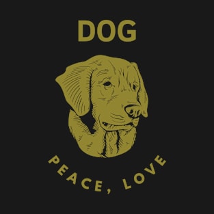 dog lovers gold T-Shirt