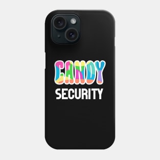 Funny Candy Security Halloween Gifts Phone Case