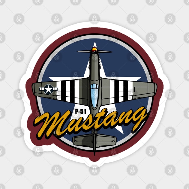 P-51 Mustang Magnet by TCP