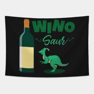 Winosaur Wine Dinosaur Tapestry