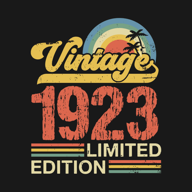 Retro vintage 1923 limited edition by Crafty Pirate 