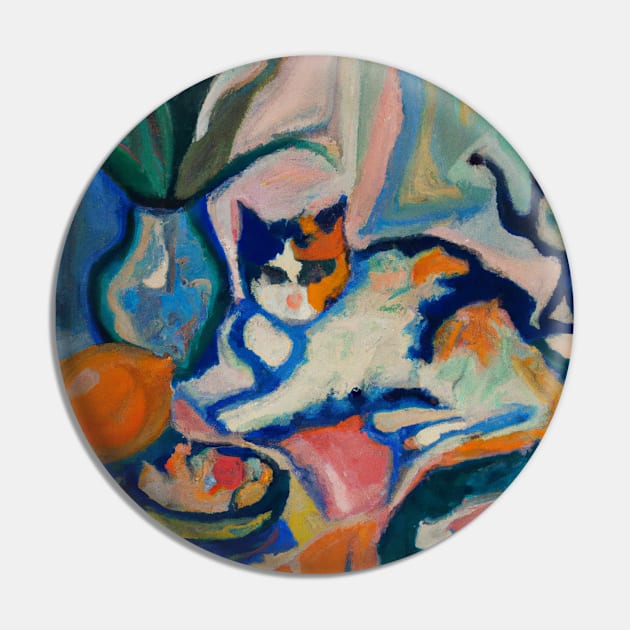 Still Life With a Cat in the Style of Matisse Pin by Star Scrunch