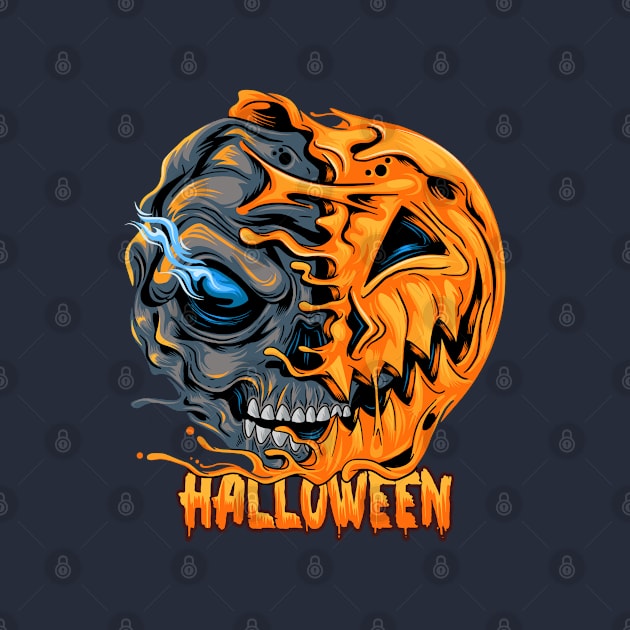 HALLOWEEN SEMI MONSTER & PUMPKIN DESIGN by Mako Design 