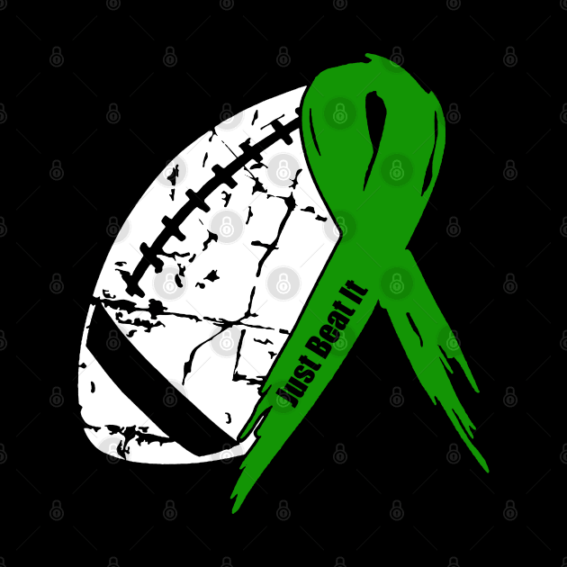 Mental Illness Awareness Football Ribbon by KHANH HUYEN