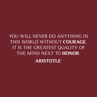 Aristotle Quote T-Shirt