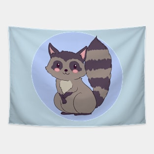 Racoon chibi Tapestry