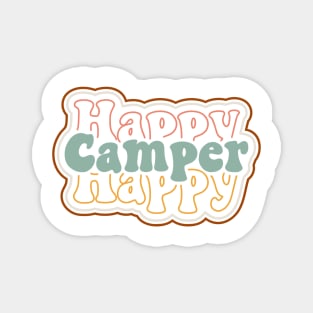 Happy camper  Camping Quote Magnet