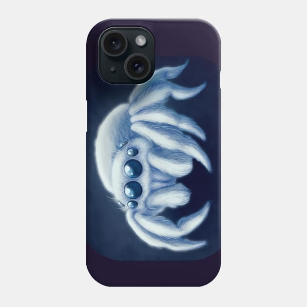 Snowball Jumping Spider Phone Case by DoomedDreamer