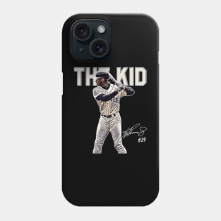 Ken Griffey Jr The Kid Basketball Legend Signature Vintage Retro 80s 90s Bootleg Rap Style Phone Case