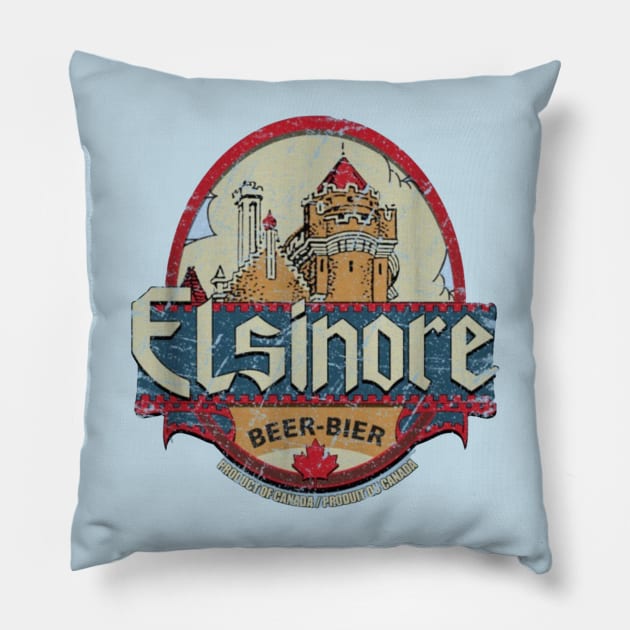 Elsinore Beer 1983 Pillow by 14RF