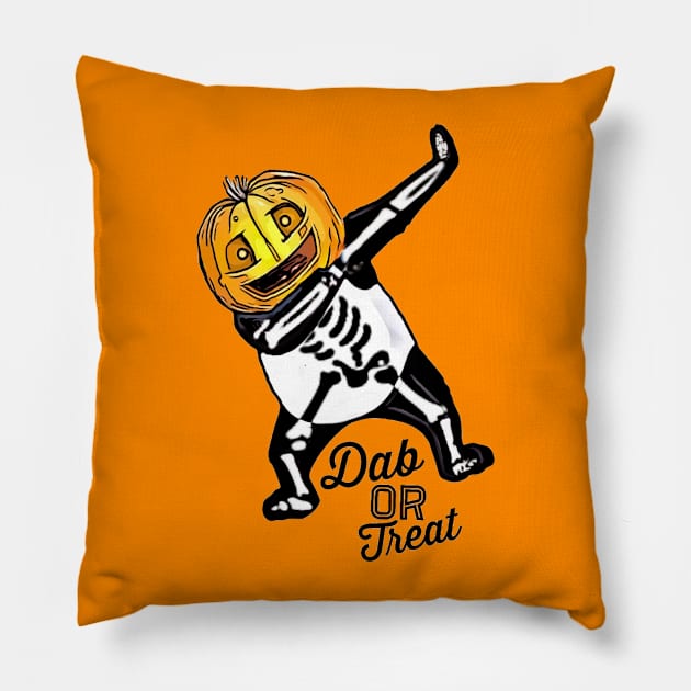 Dab or Treat Pillow by BigTexFunkadelic