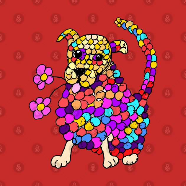 Mosaic Dog by Michelle Le Grand