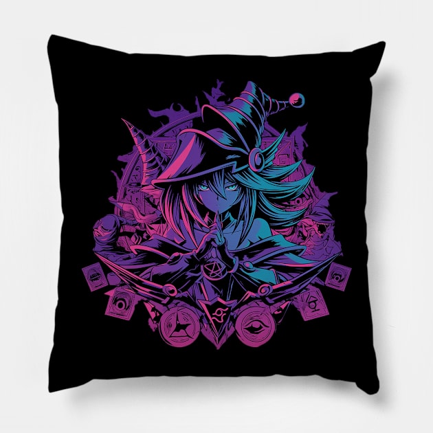 dark magician girl Pillow by StevenBag