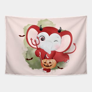 Halloween for Kids Candy Pumpkin Dinosaur Skull Spider Cute Cat Spooky Season Party Halloween For Babies Tapestry