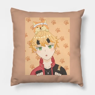 Thoma and Taroumaru Pillow