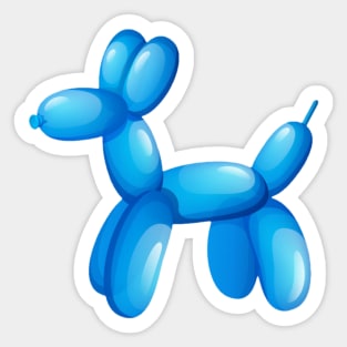 Balloon Dog Multicolor Sticker – Big Moods