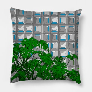 Block and Plant: Monstera Pillow