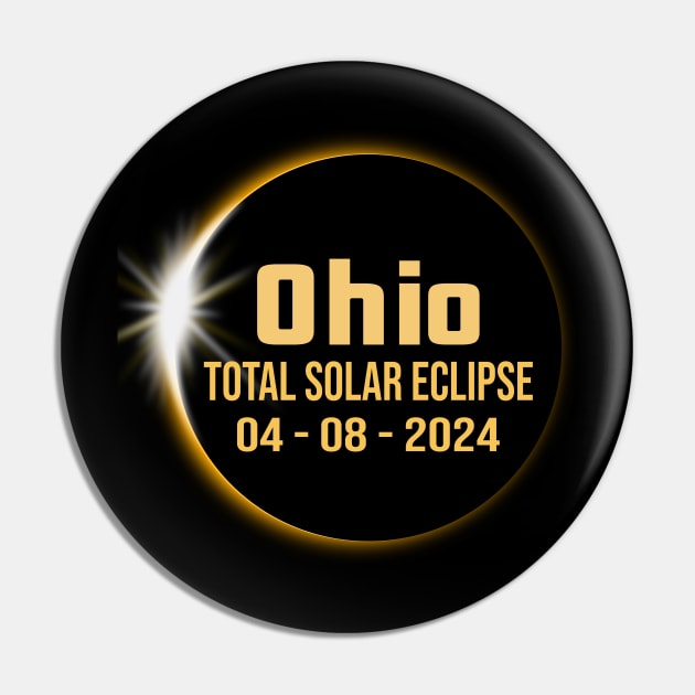 State Ohio Total Solar Eclipse Pin by Crayoon