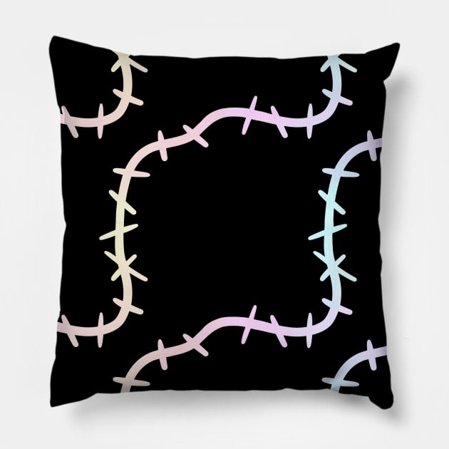 Cute Pastel Yami Kawaii Stitches Pillow by ichewsyou