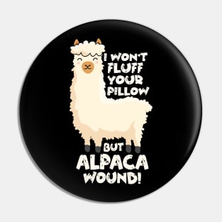 Nurse EMT Alpaca Wound Pin