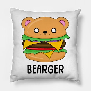 Kawaii Bearger | Bear Cheeseburger Pillow