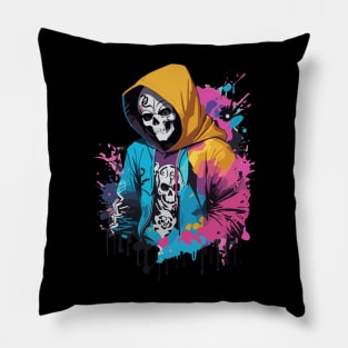 halloween skull Pillow