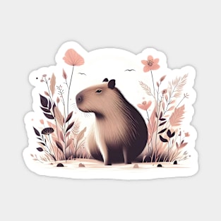 Capybara in nature Magnet