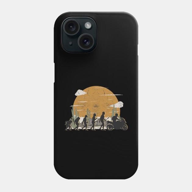 motorcycle evolution funny motorcycle gifts Phone Case by savage land 