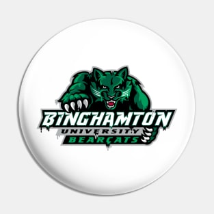 Binghamton University Bearcats Dripping logo Pin