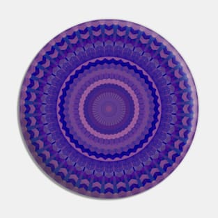 Pink and Purple Mandala Pin