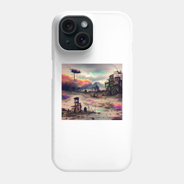 Post Apocalyptic World Phone Case by Mihadom