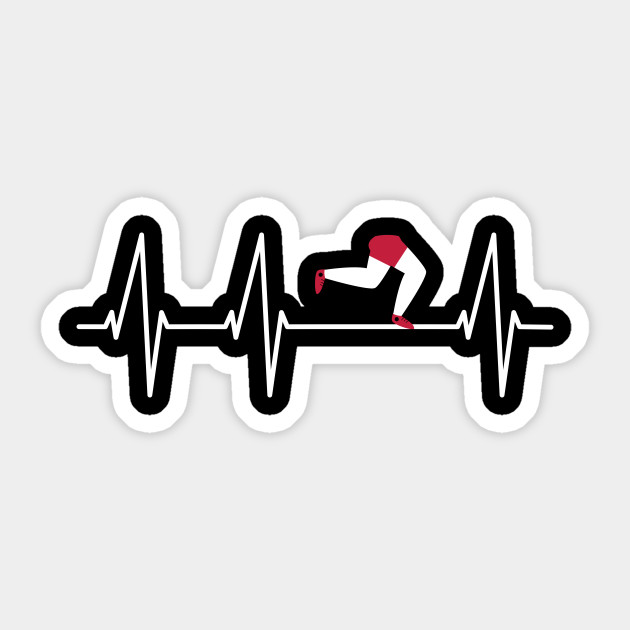 Runner Heartbeat T Shirt Funny Running