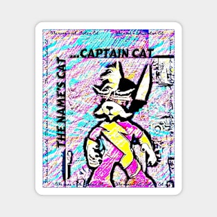 The name's Cat...Captain Cat Magnet