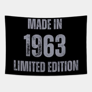 Vintage Made in 1963, Limited Edition , Gift for Mom Dad Birthday Tapestry