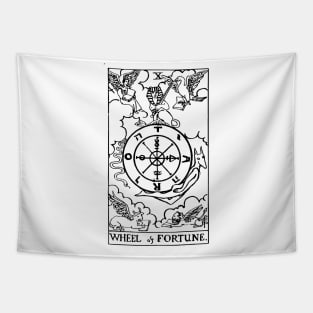 Tarot Card - Wheel Of Fortune Tapestry