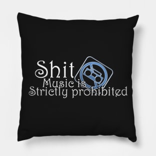 Shit music Pillow