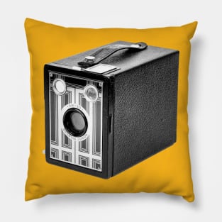 Vintage 1930s Box Camera Junior Pillow