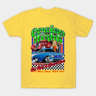 Green Monster Yellow Hot Rod T Shirt