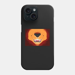 Dark Nose - Red Mane Lion Phone Case