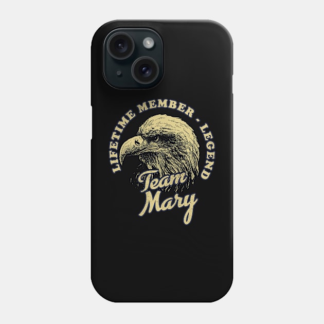 Mary Name - Lifetime Member Legend - Eagle Phone Case by Stacy Peters Art