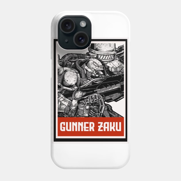 gunner zaku Phone Case by kimikodesign