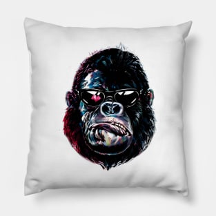 Cool ape artwork Pillow