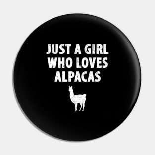 Just a girl who loves alpacas Pin