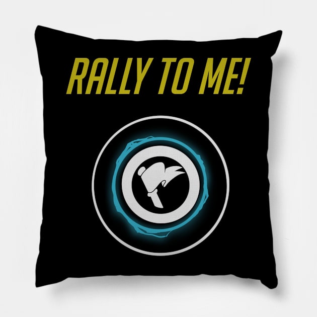 Rally to me - English Pillow by Notorious Steampunk