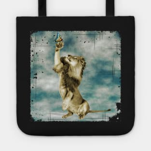 The Lion and the Butterfly Tote