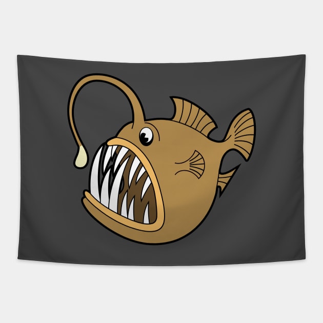 Anglerfish Tapestry by AndysocialIndustries